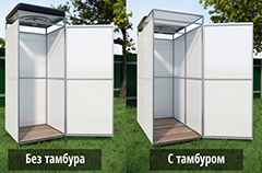 Летние души из поликарбоната от производителя – selmaks.by